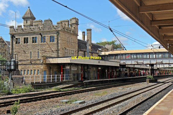 Photo 6"x4" Station building, Lancaster railway station Lancaster c2015