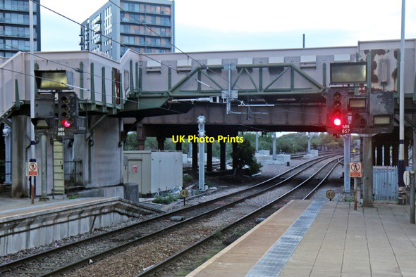 Photo 6"x4" Signals, Manchester Victoria railway station Manchester c2015