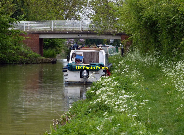 Photo 6"x4" Boats moored near Lower Shuckburgh Bridge Lower Shuckburgh c2015