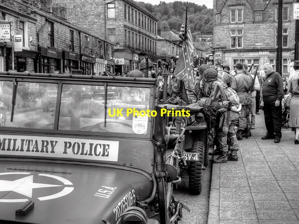 Photo 6"x4" Wartime Weekend, Bridge Street Ramsbottom Ramsbottom c2015