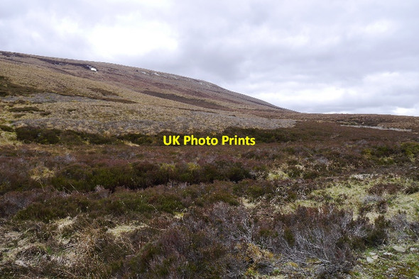 Photo 6"x4" Moorland, Glen Fiddich Glenfiddich Forest c2015