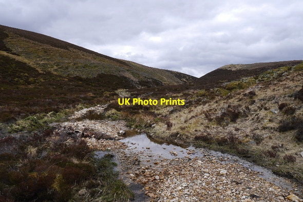 Photo 6"x4" River Fiddich and road Elf House c2015