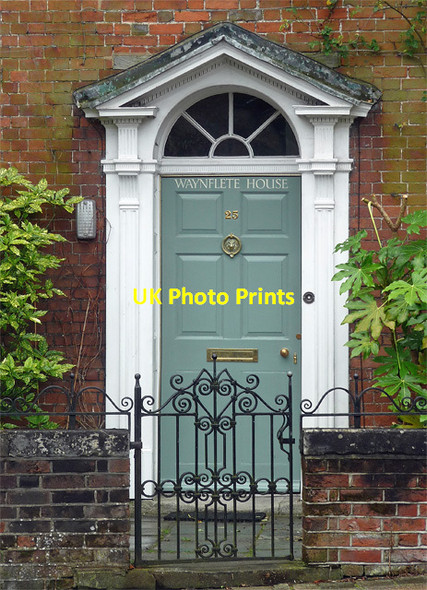 Photo 6"x4" Detail of Waynflete House, St Swithun Street, Winchester Winchester c2012