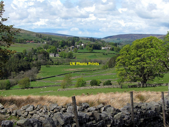 Photo 6"x4" South Tyne Valley from south-east Bayles c2015