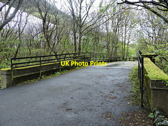 Photo 6"x4" Old railway bridge Erskine c2015