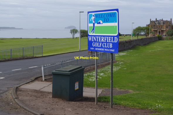 Photo 6"x4" Winterfield Golf Club Dunbar c2015
