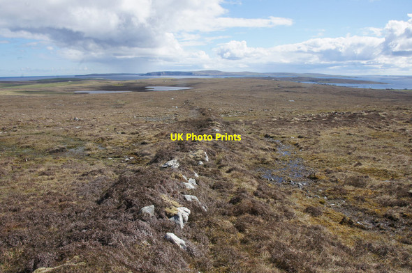 Photo 6"x4" Old dike on the southern slopes of Sobul Mailand c2015