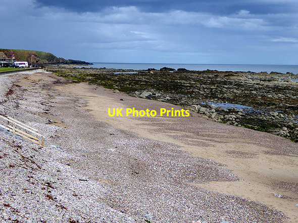 Photo 6"x4" Cowie beach Stonehaven c2015