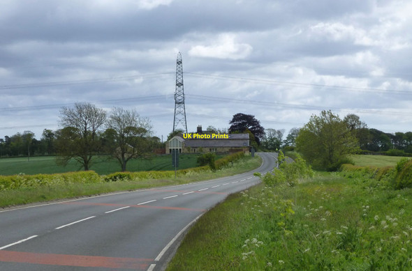 Photo 6"x4" The A696 leaves Belsay Belsay c2015
