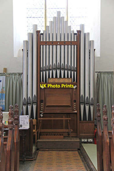 Photo 6"x4" St Andrew, Bramfield - Organ Bramfield\/TM4073 c2015
