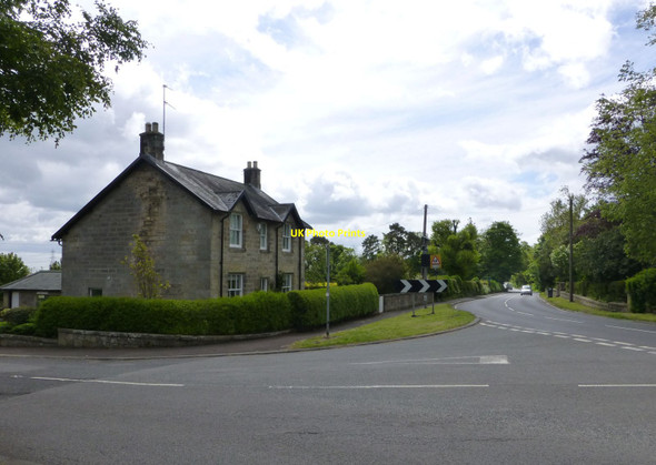 Photo 6"x4" Approaching Belsay on the A696 Belsay c2015
