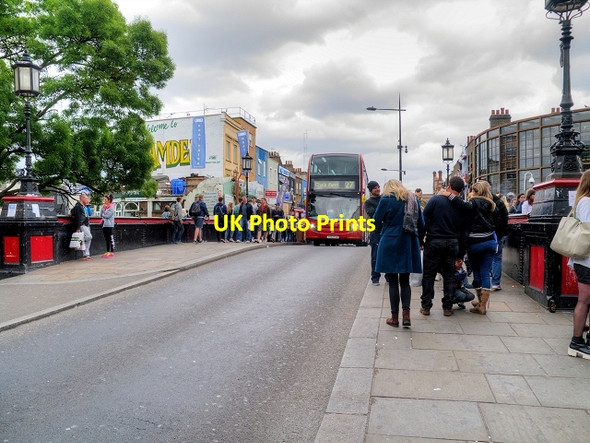 Photo 6"x4" Camden High Street Bridge Camden Town c2015