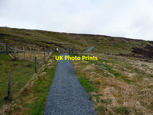 Photo 6"x4" The path to Toolie and Herma Ness Burrafirth c2015