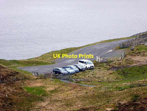 Photo 6"x4" Car park for Herma Ness Burrafirth c2015