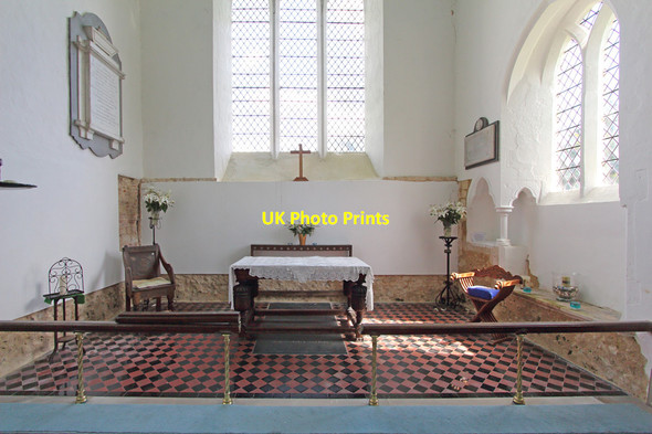 Photo 6"x4" All Saints, Blyford - Sanctuary Blyford c2015