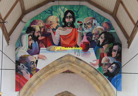 Photo 6"x4" St Nicholas, Great Yarmouth - Chancel arch Great Yarmouth c2015