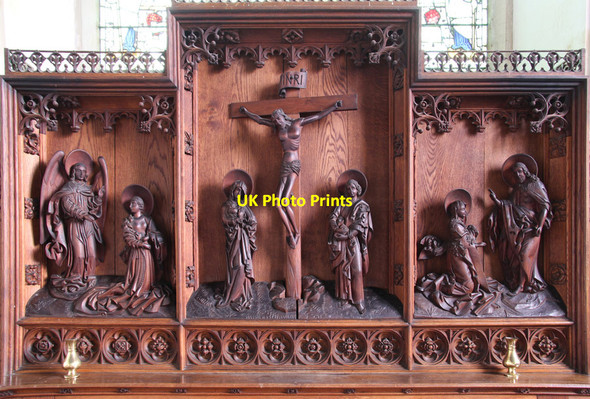 Photo 6"x4" All Saints, Belton - Reredos Belton\/TG4802 c2015