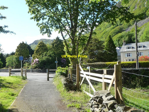 Photo 6"x4" Public footpath meets Dublin Street, Tremadog Porthmadog c2015
