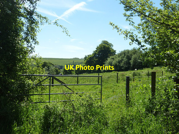 Photo 6"x4" Rough fields near South Alkham Drellingore c2015
