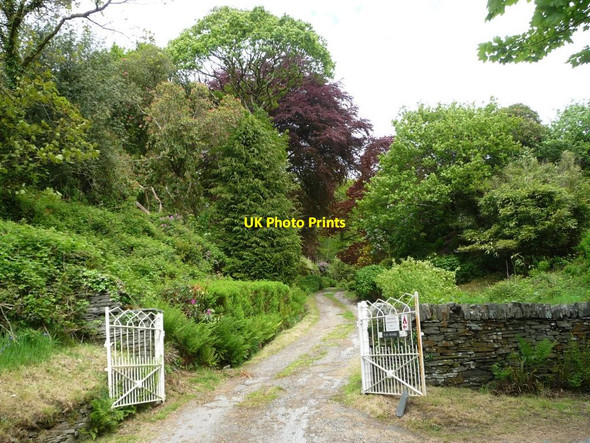Photo 6"x4" Entrance to Plas Hendre, Cwm Pennant Golan c2015