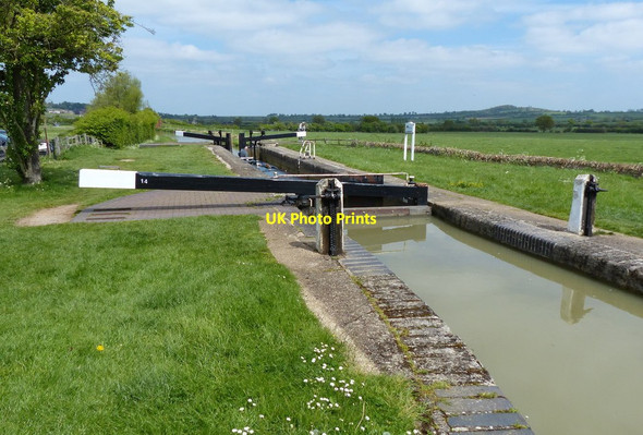 Photo 6"x4" Greens Lock No 14 on the Oxford Canal Chapel Green\/SP4660 c2015