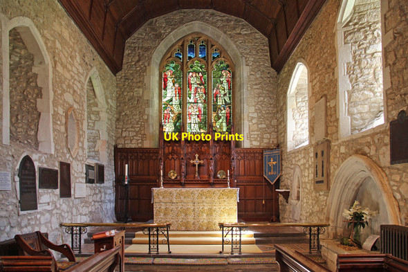 Photo 6"x4" St Peter & St Paul, Nutfield - Sanctuary Nutfield c2015