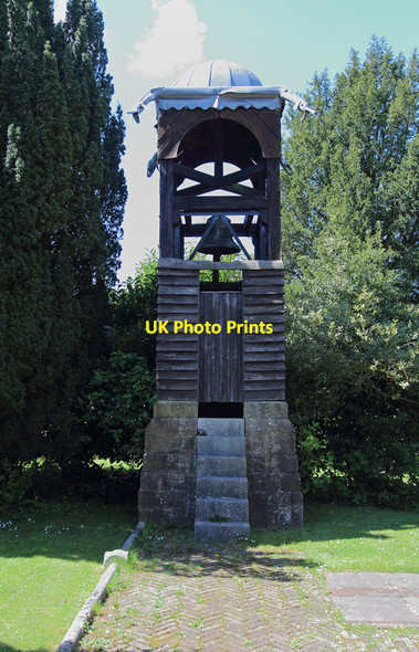 Photo 6"x4" The Church of the Wisdom of God, Lower Kingswood - Bell Tower Lower Kingswood c2015