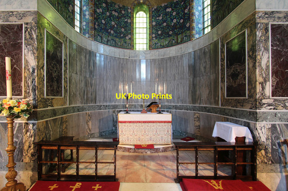Photo 6"x4" The Church of the Wisdom of God, Lower Kingswood - Sanctuary Lower Kingswood c2015 P1