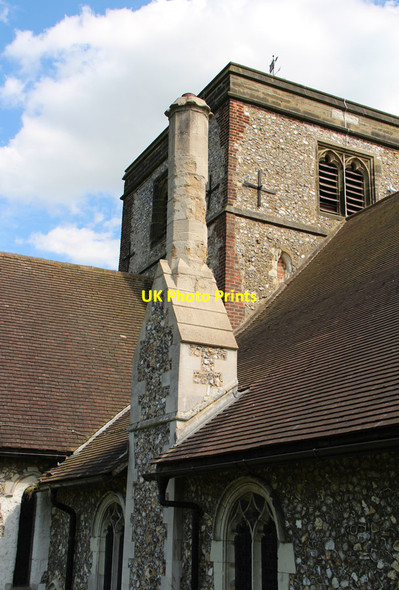 Photo 6"x4" St Margaret, Chipstead - Chimney Coulsdon c2015