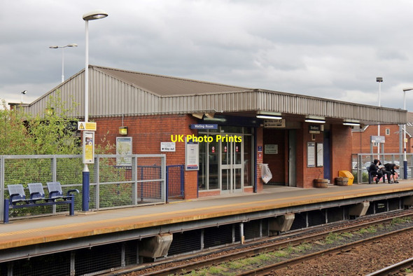 Photo 6"x4" Station building, Bredbury railway station Romiley c2015
