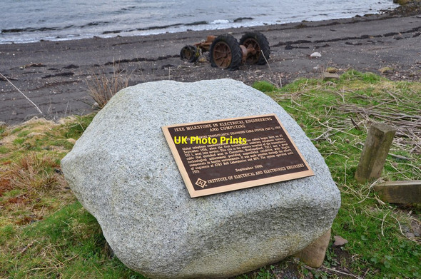 Photo 6"x4" Landing point of the first transatlantic telephone cable, Kerrera Carn Breugach c2016