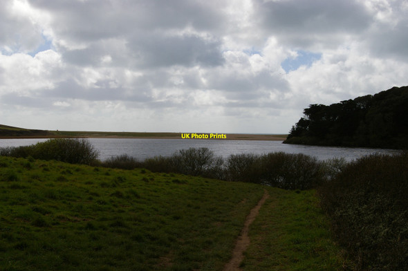 Photo 6"x4" View down the Loe to Loe Bar Chyvarloe c2016