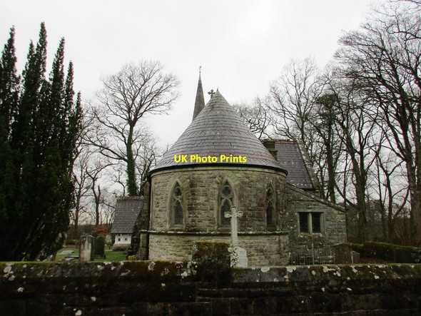 Photo 6"x4" Apse, church of St. Nicholas Catlowdy c2016