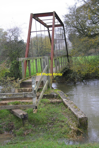 Photo 6"x4" Bridge over River Cherwell for footpath towards Shipton Hampton Gay c2012