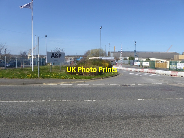 Photo 6"x4" Industrial site, Wagonway Road, Hebburn Hebburn c2016