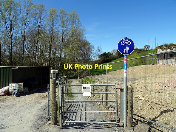 Photo 6"x4" The Ystwyth Trail leaves 'urban' Llanfarian Llanfarian c2016