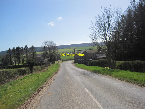 Photo 6"x4" Road approaching Rothill Whittingham c2016