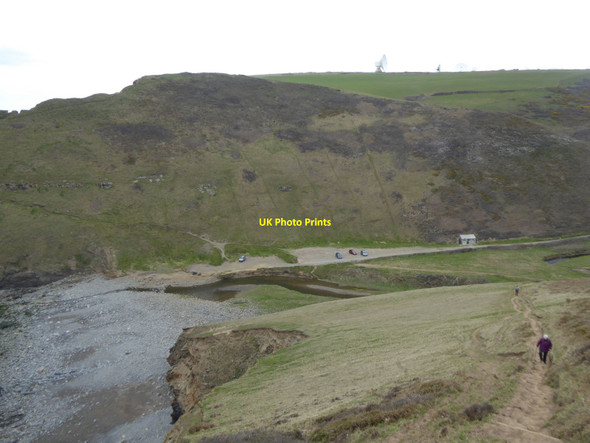 Photo 6"x4" The path from Duckpool to Warren Point Coombe\/SS2011 c2016
