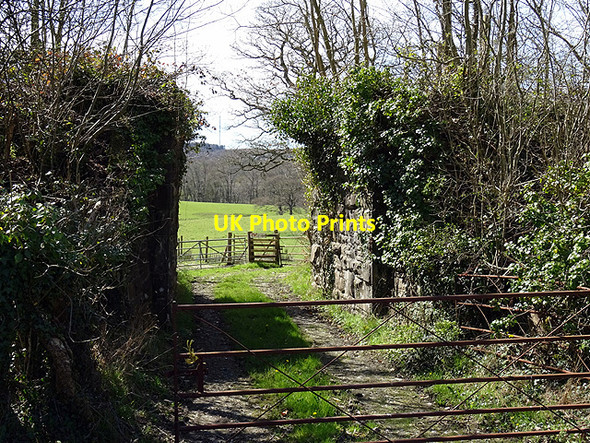 Photo 6"x4" Bridge removed Llanfarian c2016