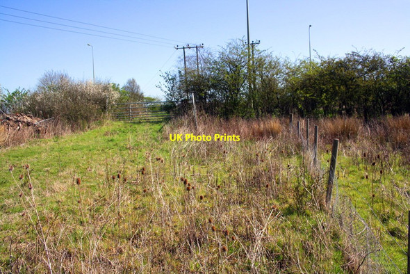 Photo 6"x4" Gateway from field onto A4165 Kidlington c2016