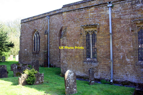 Photo 6"x4" NE end of All Saints Church Wroxton c2016