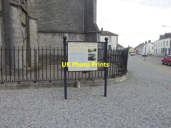 Photo 6"x4" Site of the world's first automobile fatality Birr c2016