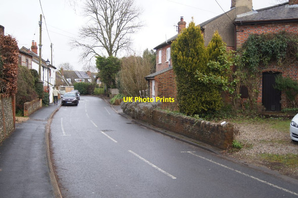 Photo 6"x4" View along Oakley Lane East Oakley c2016