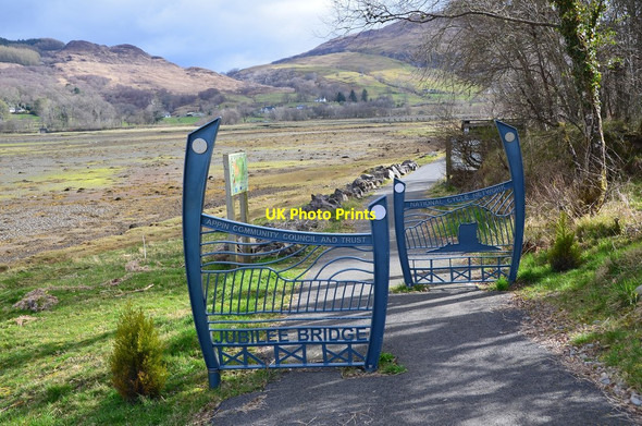 Photo 6"x4" Gateway to Jubilee Bridge, Loch Laich Appin\/NM9346 c2016