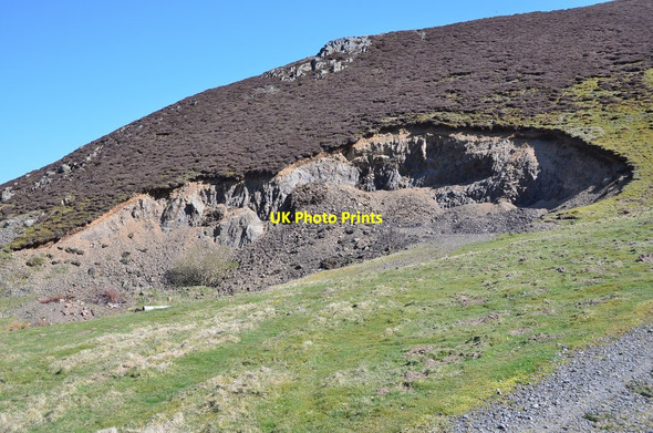 Photo 6"x4" Small quarry near Ladyside Windy Knowe\/NT3649 c2016