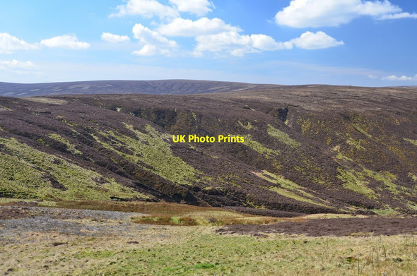 Photo 6"x4" Head of the Raw Burn Glenwhinnie Hill c2016