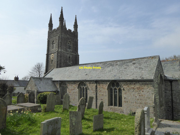 Photo 6"x4" St Olaf's church, Poughill Stratton\/SS2206 c2016