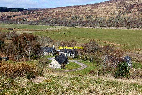 Photo 6"x4" Houses at Doune in Strath Oykel Oape c2016