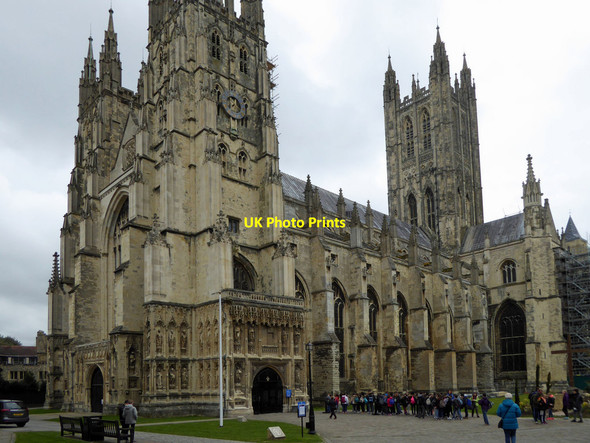 Photo 6"x4" Canterbury Cathedral Canterbury\/TR1457 c2016