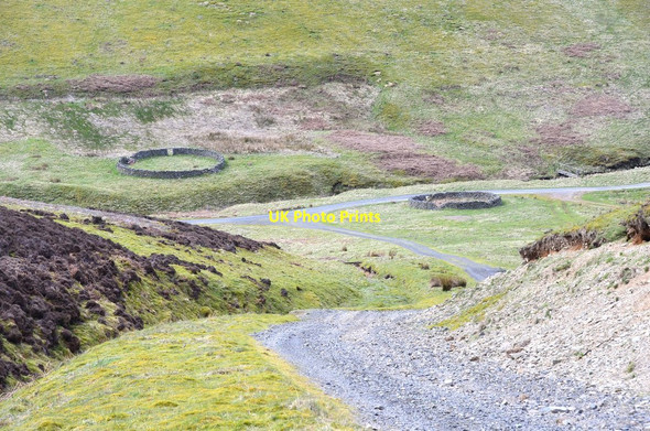 Photo 6"x4" Sheepfolds by Ladyside Burn Windy Knowe\/NT3649 c2016